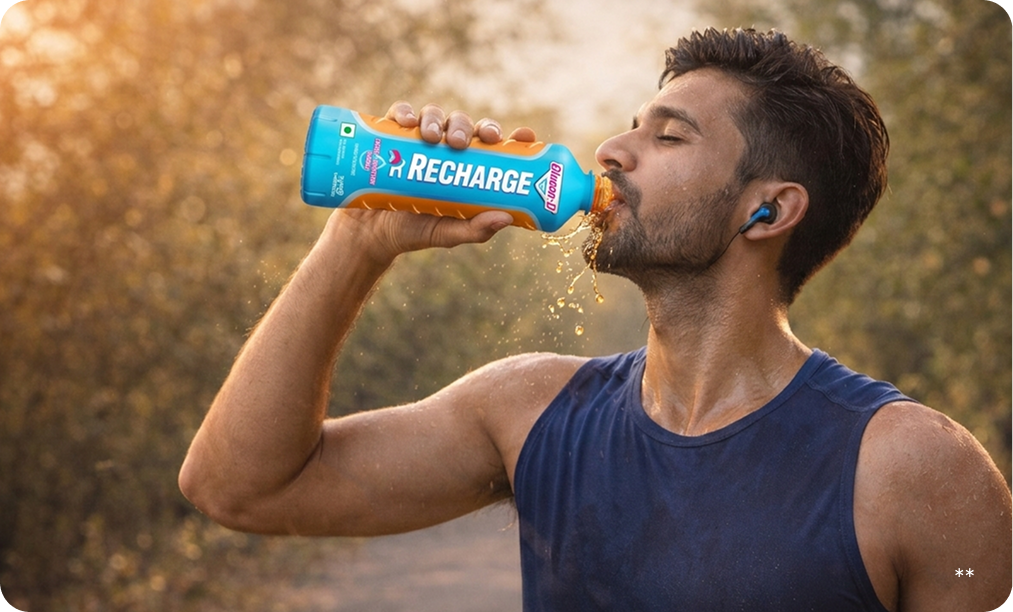 Family drinking Glucon-D